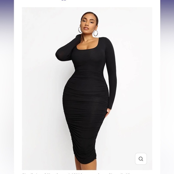 Smooth Ruched Shaping Dress - Picture 1 of 4